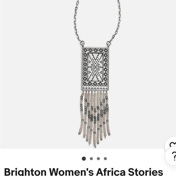 BRIGHTON SILVER AFRICA STORIES STATEMENT NECKLACE
🟠 $2/15 - Picture 1 of 8